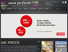 Tablet Screenshot of casaperfecta.com.ro